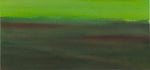 Load image into Gallery viewer, Bill Gotfryd "Green Dawn" Watercolor, 10" X 5"

