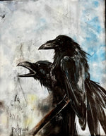 Load image into Gallery viewer, Billy Bishop "Noise Pollution" Acrylic on Canvas, 20" X 16"
