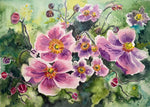 Load image into Gallery viewer, Angela Boe "Anemones", Watercolor, 10"x14"
