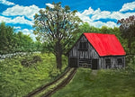 Load image into Gallery viewer, Christine Connolley "A Touch of Red" Mixed Media, 18" X 24"
