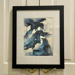 Load image into Gallery viewer, Angela Boe "Eating Crows", Watercolor, 11"x14"
