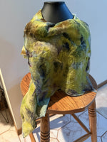 Load image into Gallery viewer, Gail Weber "Fall Fest Scarf" Felted Wool, 63" x 12"
