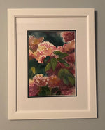 Load image into Gallery viewer, Judy Arvidson "Firelight Hydrangea" Watercolor, 9" x 12"

