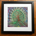 Load image into Gallery viewer, Laura Ortoleva "Growth" Colored Pencil, 7" x 6"

