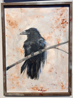 Load image into Gallery viewer, Billy Bishop "Witness to a Murder" Acrylic on Canvas, 20" X 16"
