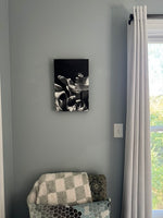 Load image into Gallery viewer, Michele Wenzel "Bee on Spiderwort" Photo on Wood Panel, 12" x 18"
