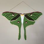 Load image into Gallery viewer, Jessica Brotherton "Luna Moth" Crochet, 10" x 7"

