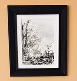 Load image into Gallery viewer, Tammy Bozer "Midnight Solace" Watercolor on Terraskin, 11" x 15"

