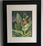 Load image into Gallery viewer, Judy Arvidson "Monarchy" Watercolor, 11" x 14"
