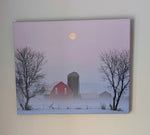 Load image into Gallery viewer, Brad Schmitt "Setting Snow Moon" Photography, 16" X 20"
