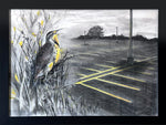Load image into Gallery viewer, Jan Elbert "No Call Back" Charcoal, 18" x 24"
