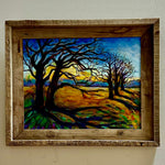Load image into Gallery viewer, Kristine Maher "Tree Shadows", Acrylic, 11"x 14"
