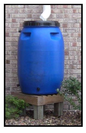 55-gallon Rain Barrel